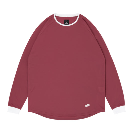 blhlc Cool Long Tee (red plum/white)