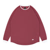 blhlc Cool Long Tee (red plum/white)