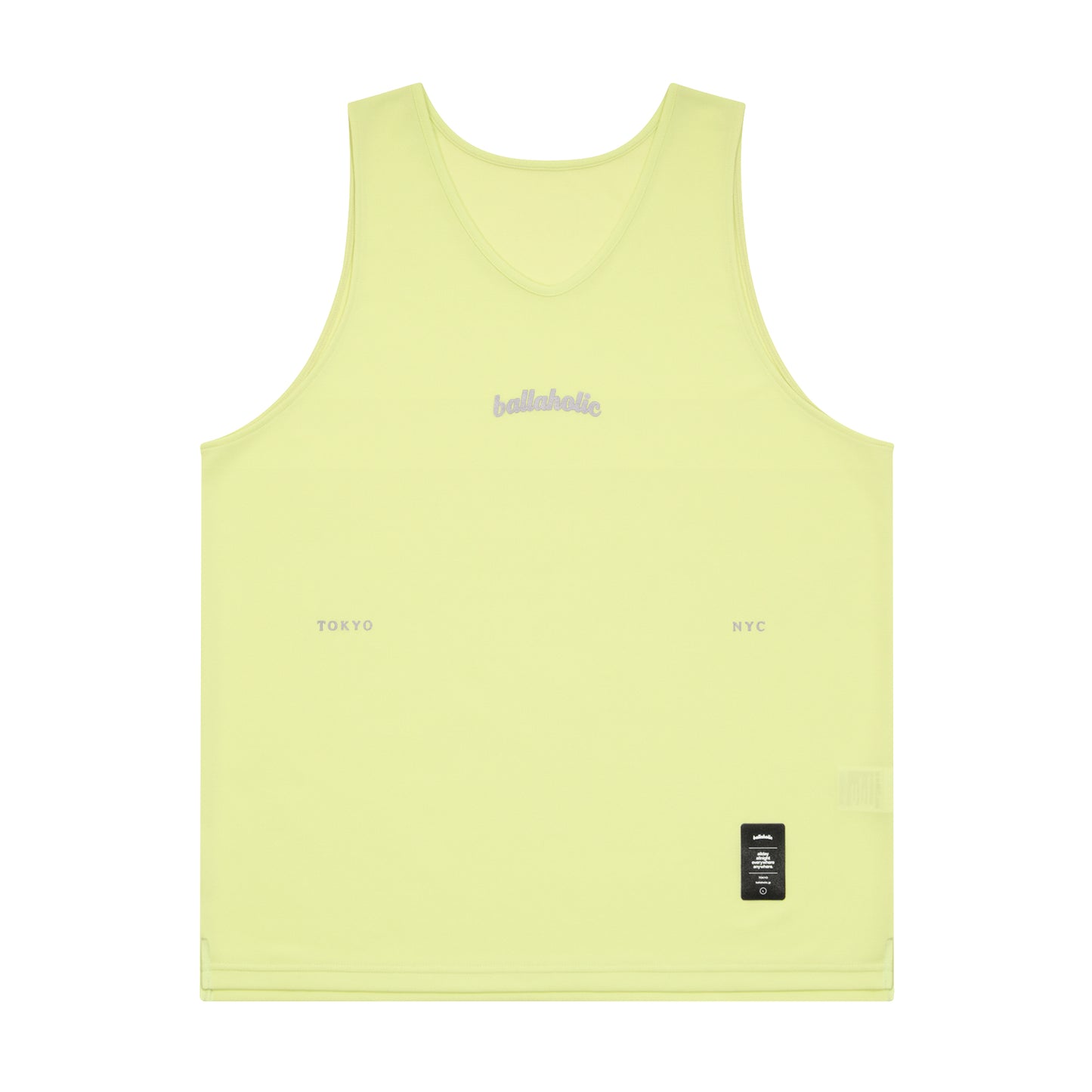 W Face Tank Top (lime cream)