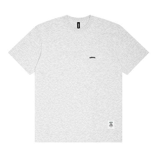 Micro Logo Tee (ash/black)