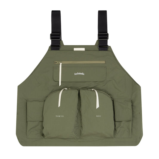 W Face Vest (olive)