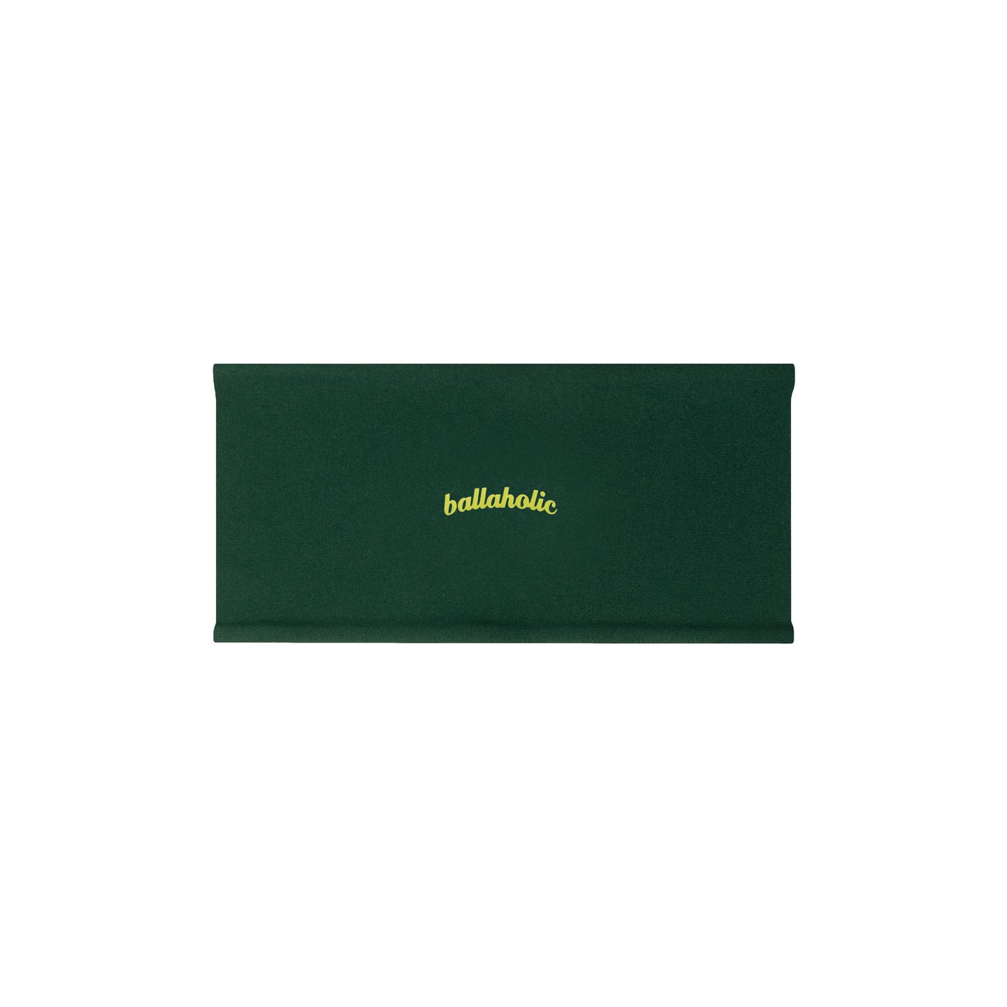 Wide Reversible Headband (dark green/lime)