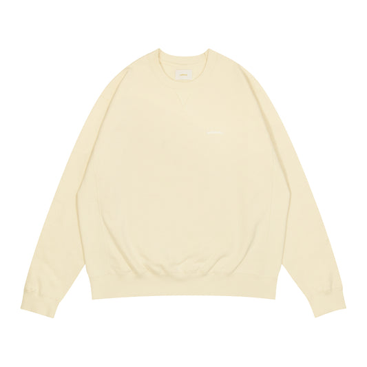 Small Logo Crew Sweatshirt (ivory)