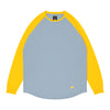 2 Tone blhlc Cool Long Tee (cerulean blue/yellow)