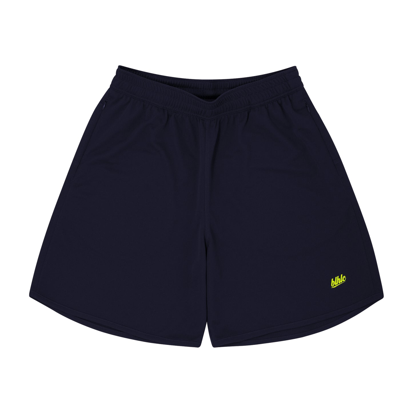 Basic Zip Shorts (night sky/neon yellow)