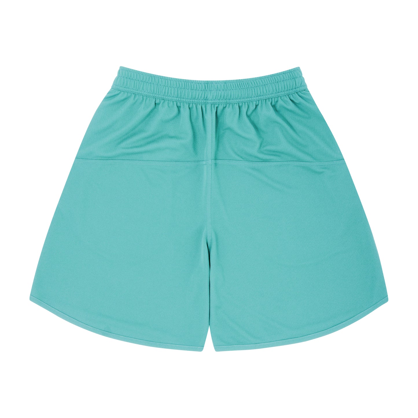 Basic Zip Shorts (aqua blue/off white)