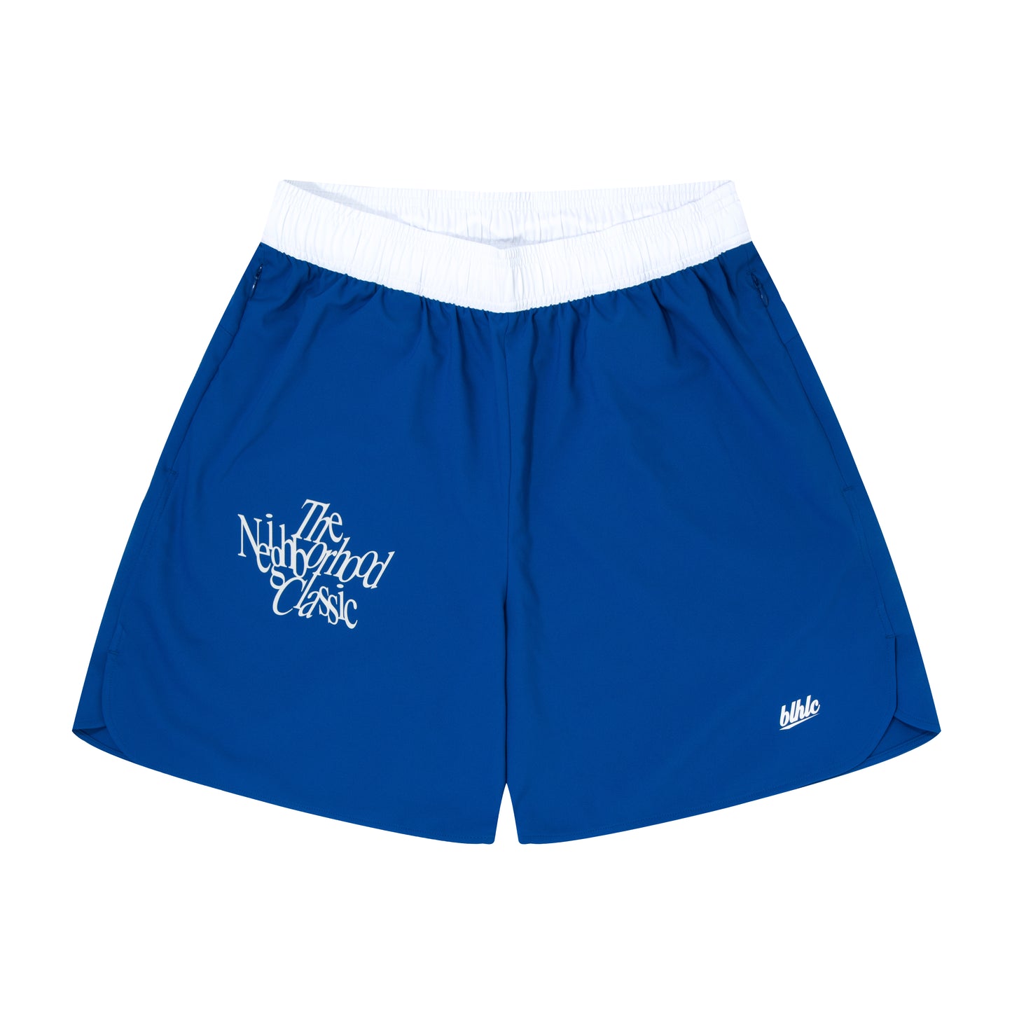 The Neighborhood Classic Zip Shorts (blue)