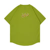blhlc Back Print Cool Tee (lime/dry leaves mosaic)