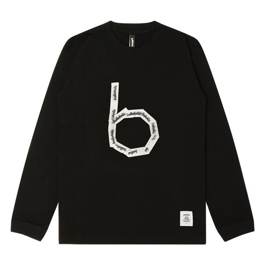 b-Taped Long Tee (black)