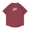 blhlc Back Print Cool Tee (red plum/reflector)