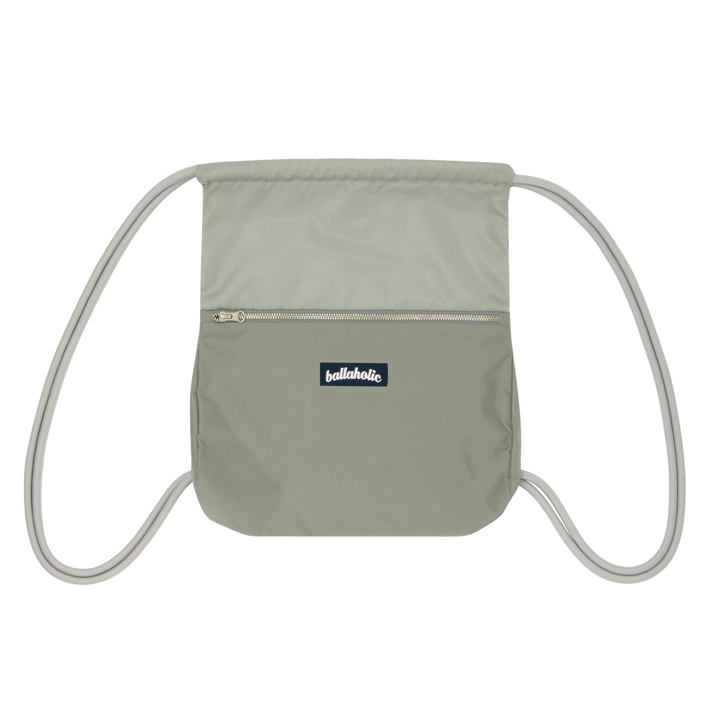 Logo Zip Pocket Gymsack (gray)