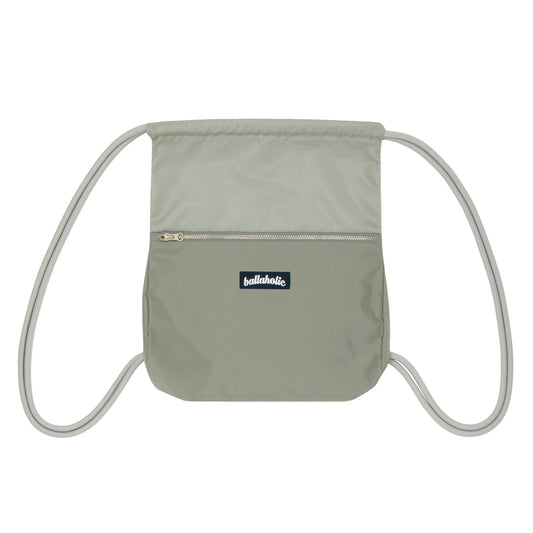 Logo Zip Pocket Gymsack (gray)