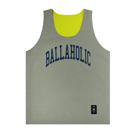 College Logo - STREETMOVE Mesh Reversible Tops (gray/lime)