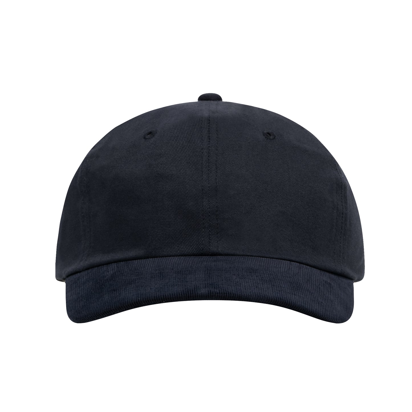 W Face Corduroy Brim 6P Cap (dark navy)