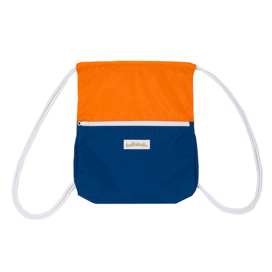 Logo Zip Pocket Gymsack (blue/orange)