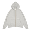 Small Logo Sweat Full Zip Hoodie (heather gray)