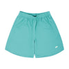 Basic Zip Shorts (aqua blue/off white)