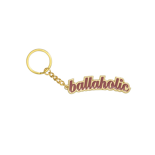 Logo Keychain (gold/wine)