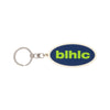 blhlc Oval Logo Keychain (navy/ivory/neon green)