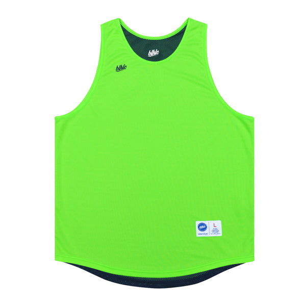 Basic Reversible Tops (lime green/navy)