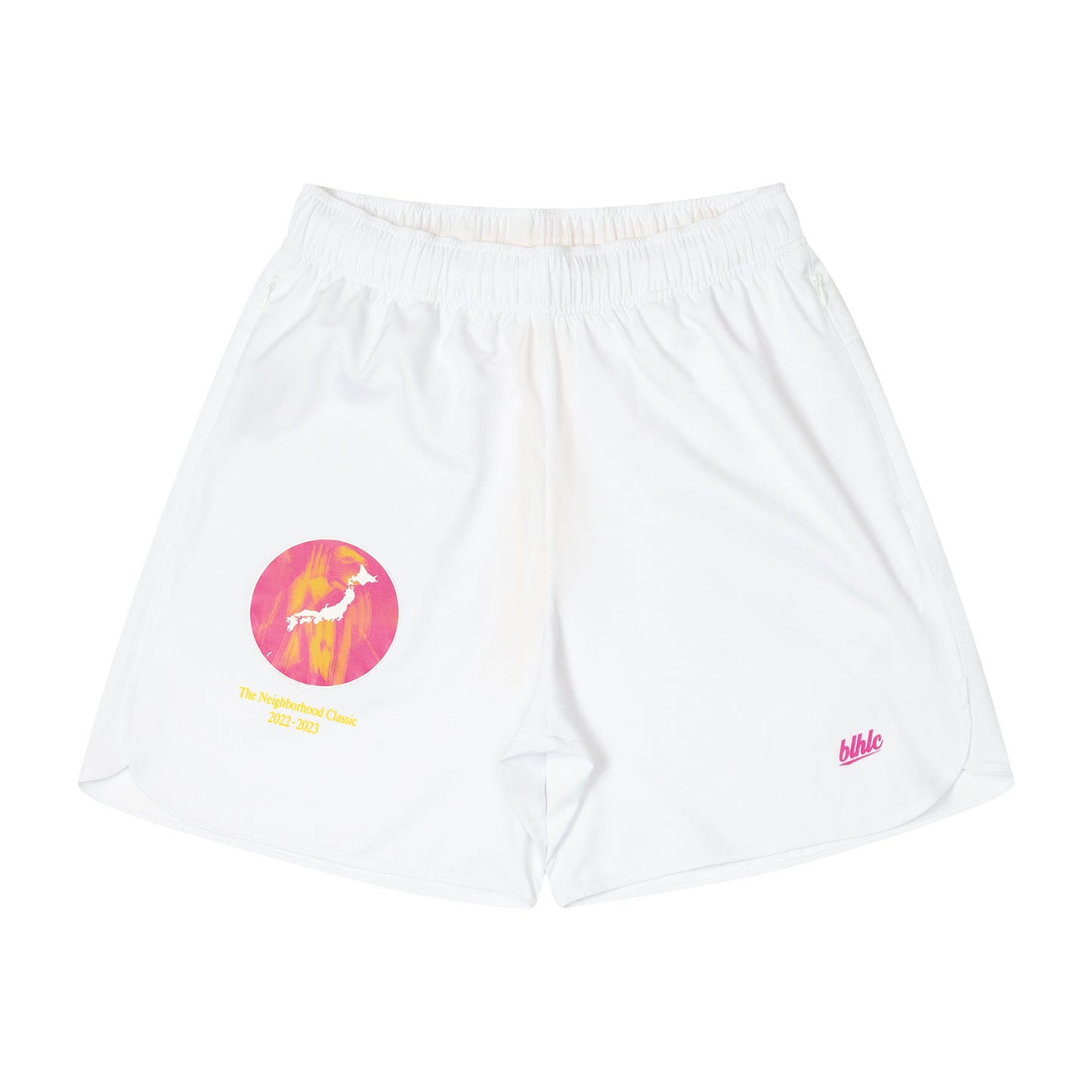 The Final Zip Shorts (white)