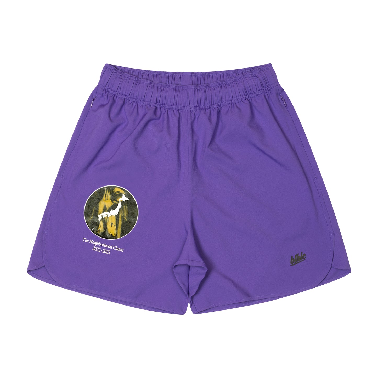 The Final Zip Shorts (purple)