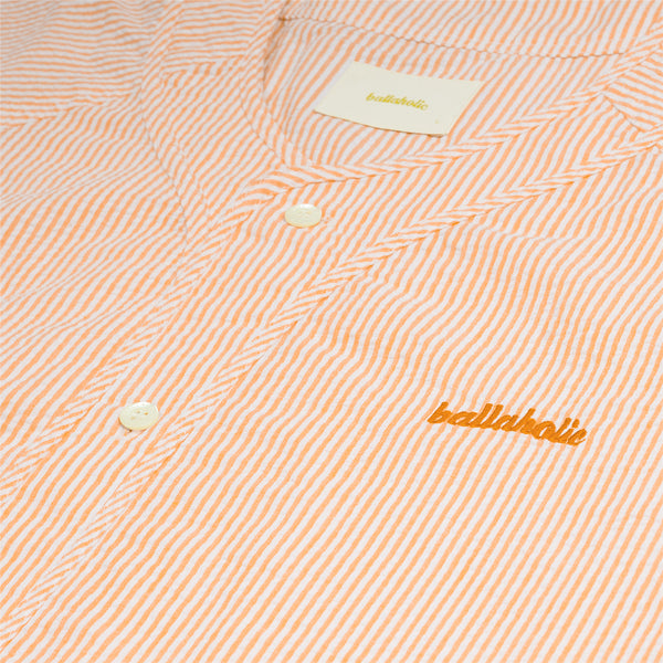 Logo Seersucker BB Shirt (orange)
