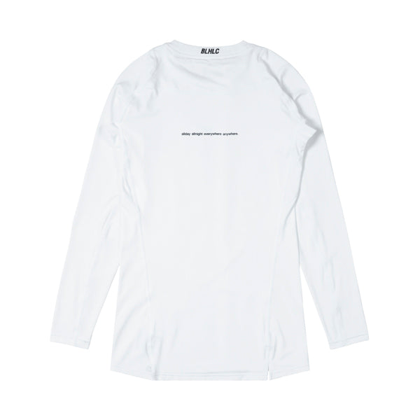 Compression Long Sleeve Tops (white)