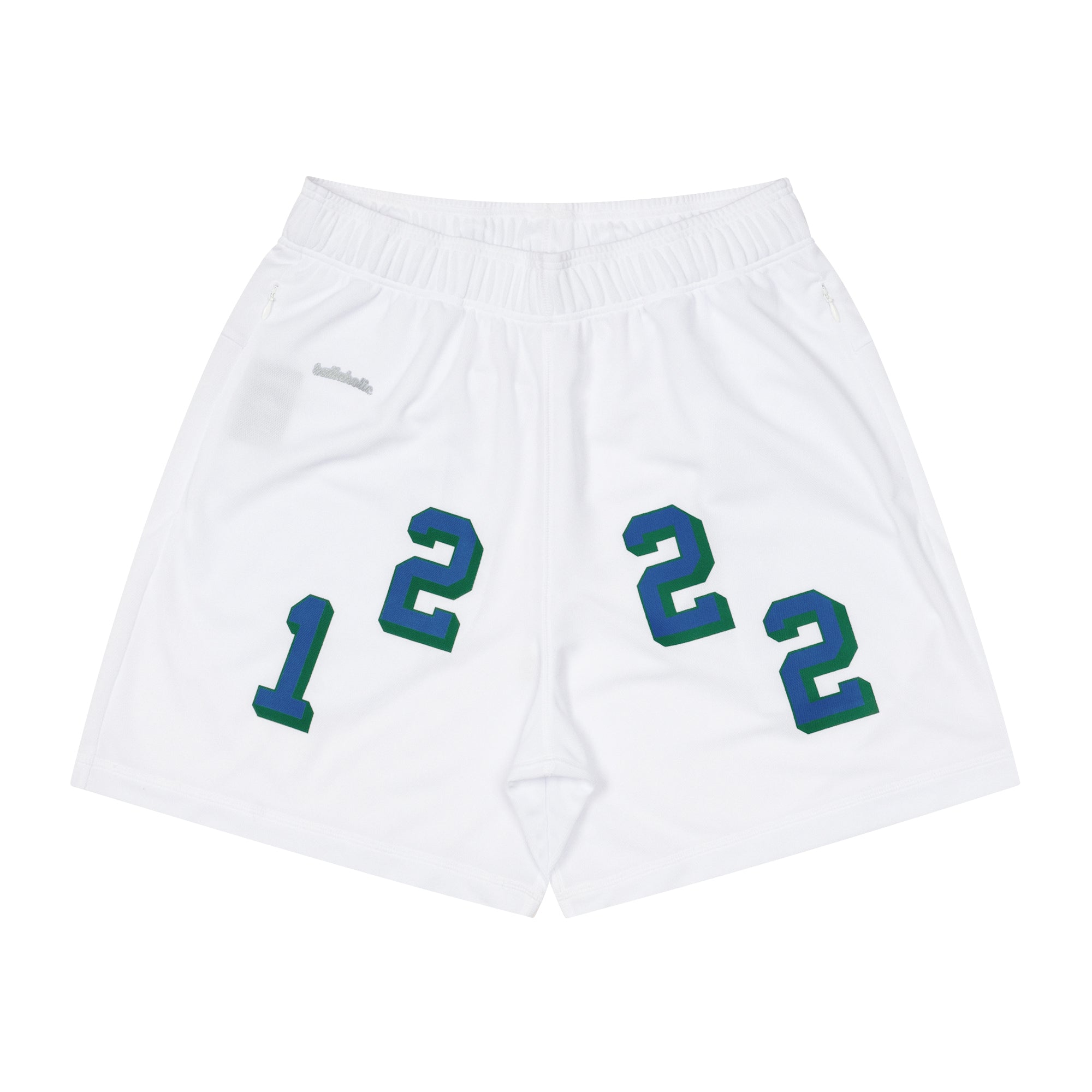 10th Zip Shorts (white) – ballaholic