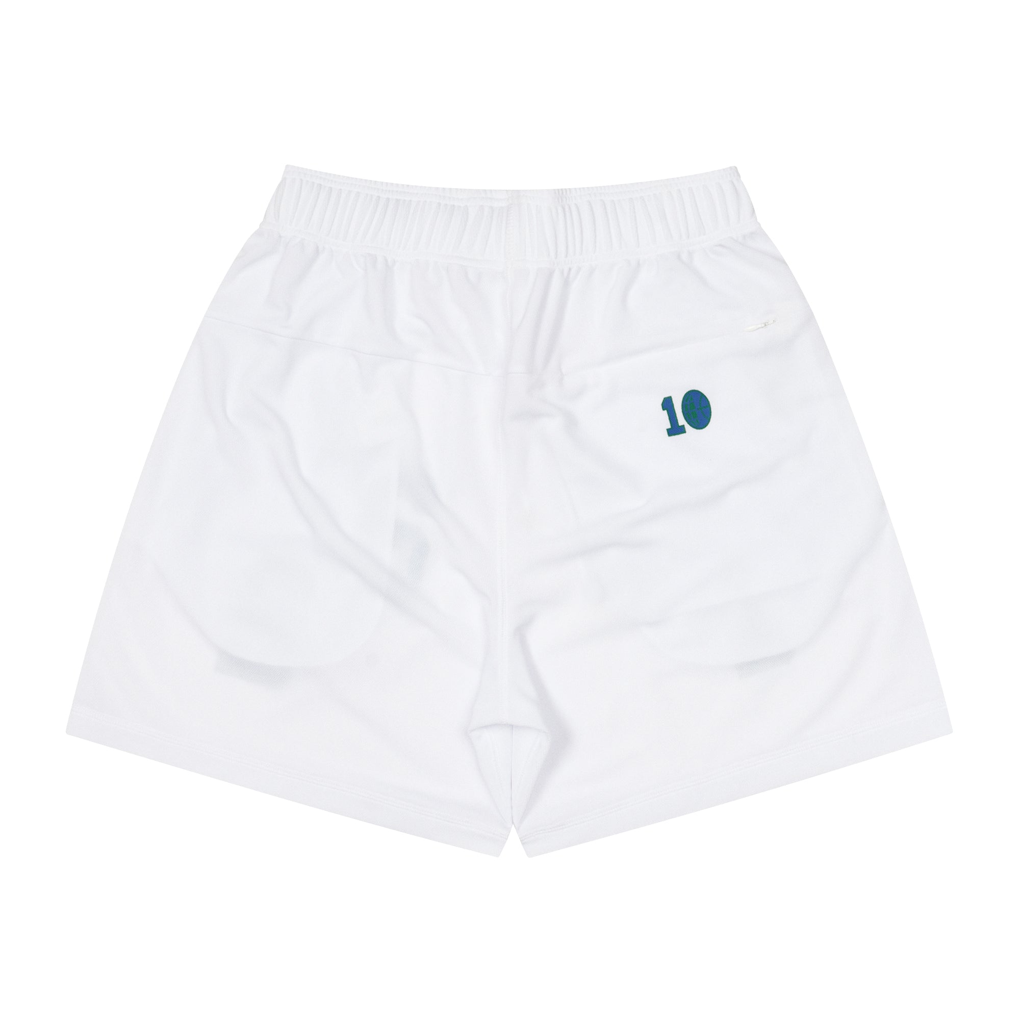 Ballaholic Basic Zip Shorts (white black) ボーラホリック ウェア