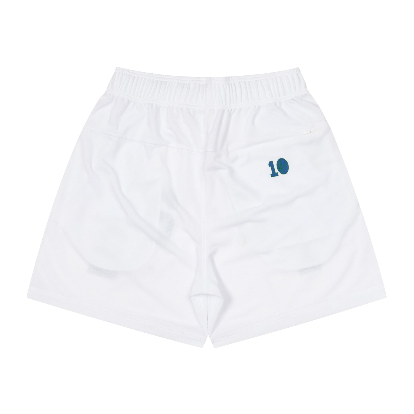 10th Zip Shorts (white)