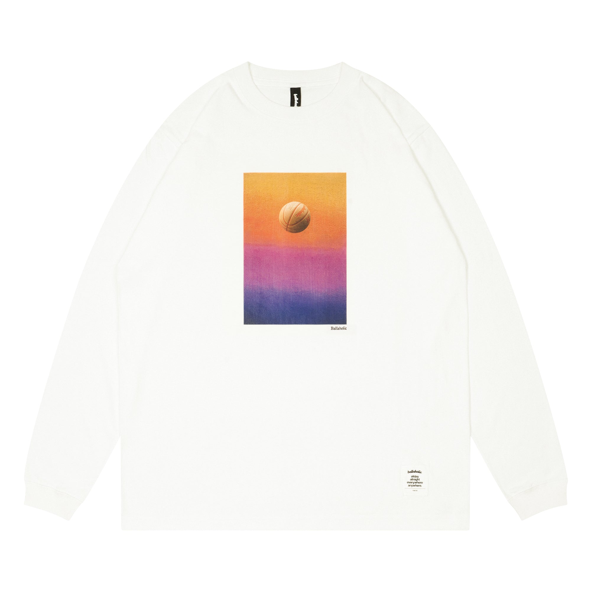 Ballaholic Photo Long Tee (white)