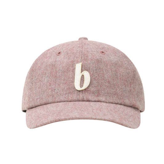 b 6P Wool Cap (pink)