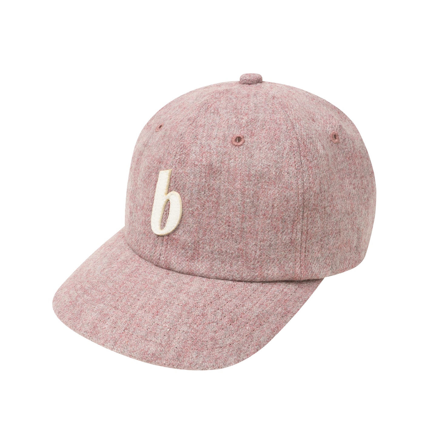b 6P Wool Cap (pink)