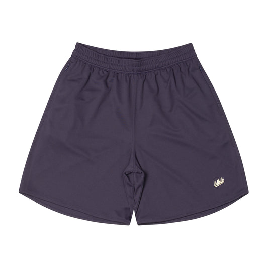 Basic Zip Shorts (dark grape/off white)