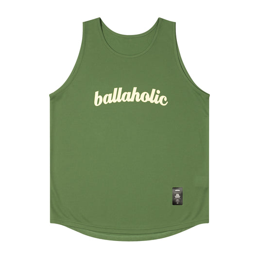 Logo Tank Top (olive/off white)