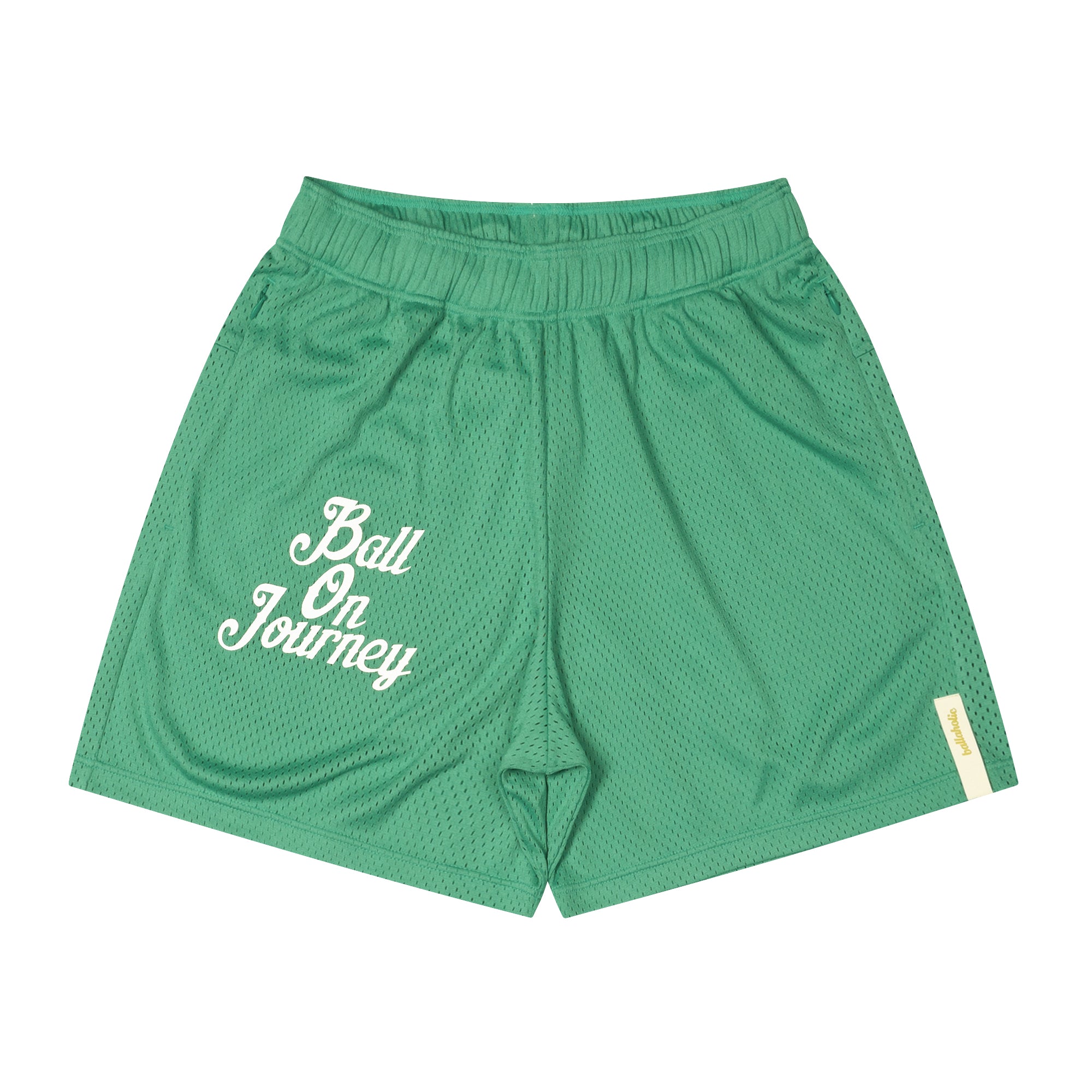 ballaholic BallOnJourney Mesh Zip Shorts-