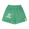 Ball On Journey Mesh Zip Shorts (green)