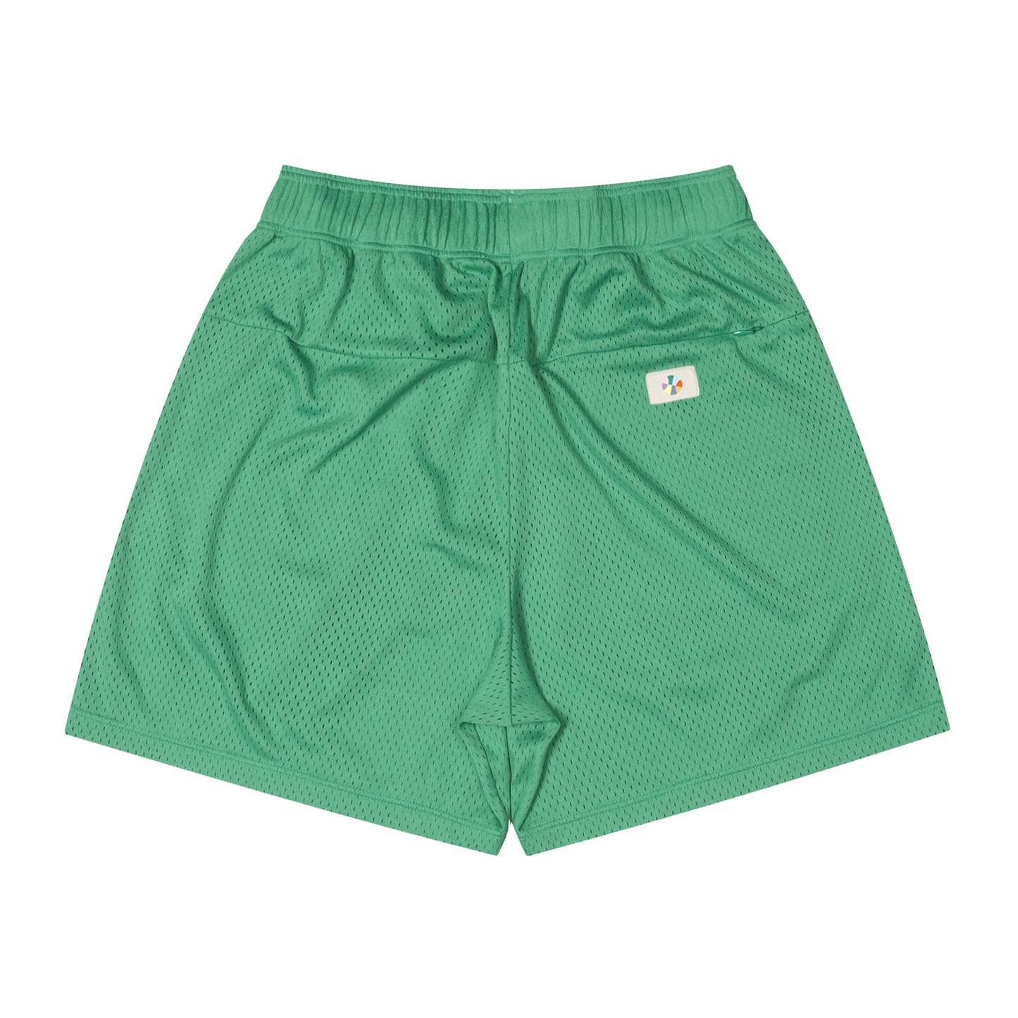 Ball On Journey Mesh Zip Shorts (green)