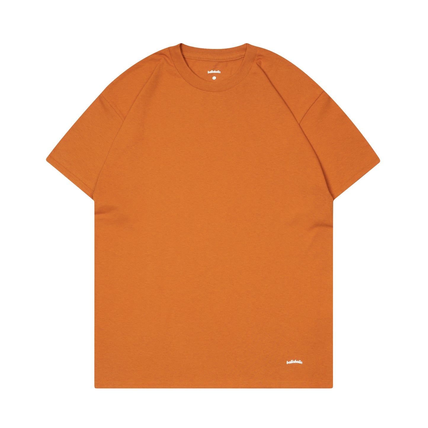 ballaholic 2 Pieces Crew Tee (sand khaki, dark orange)