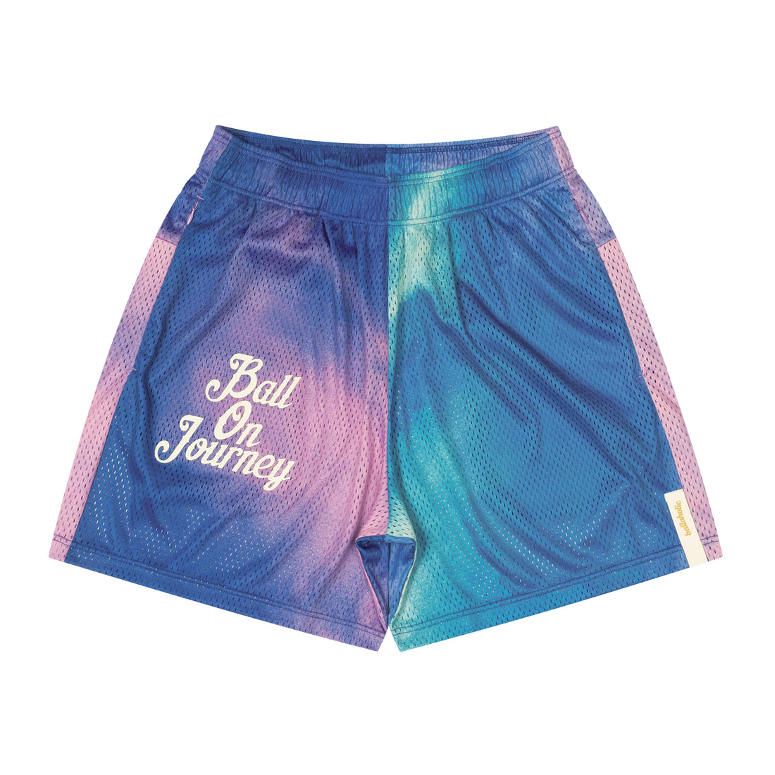 Ball On Journey Mesh Zip Shorts (multicolor) – ballaholic