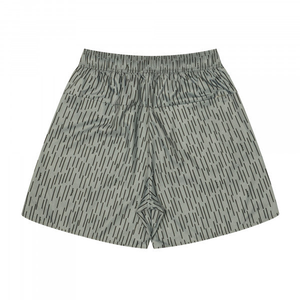 Rain Camo Zip Shorts (gray)