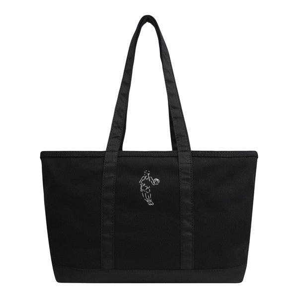 Pistol Logo Canvas Tote Bag (black/black) L – ballaholic