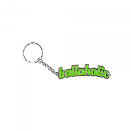 Logo Keychain (silver/lime green)