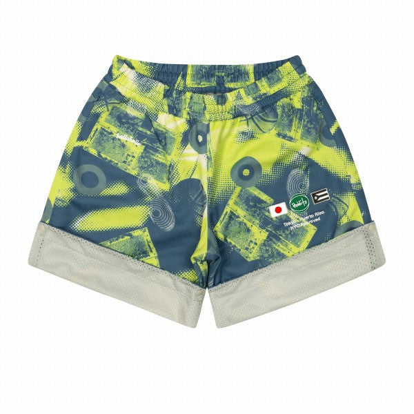 Bobbito x ballaholic 1990/2022 Hybrid Sweat Shorts (cyan lime camo)