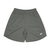Basic Zip Shorts (charcoal gray/white)