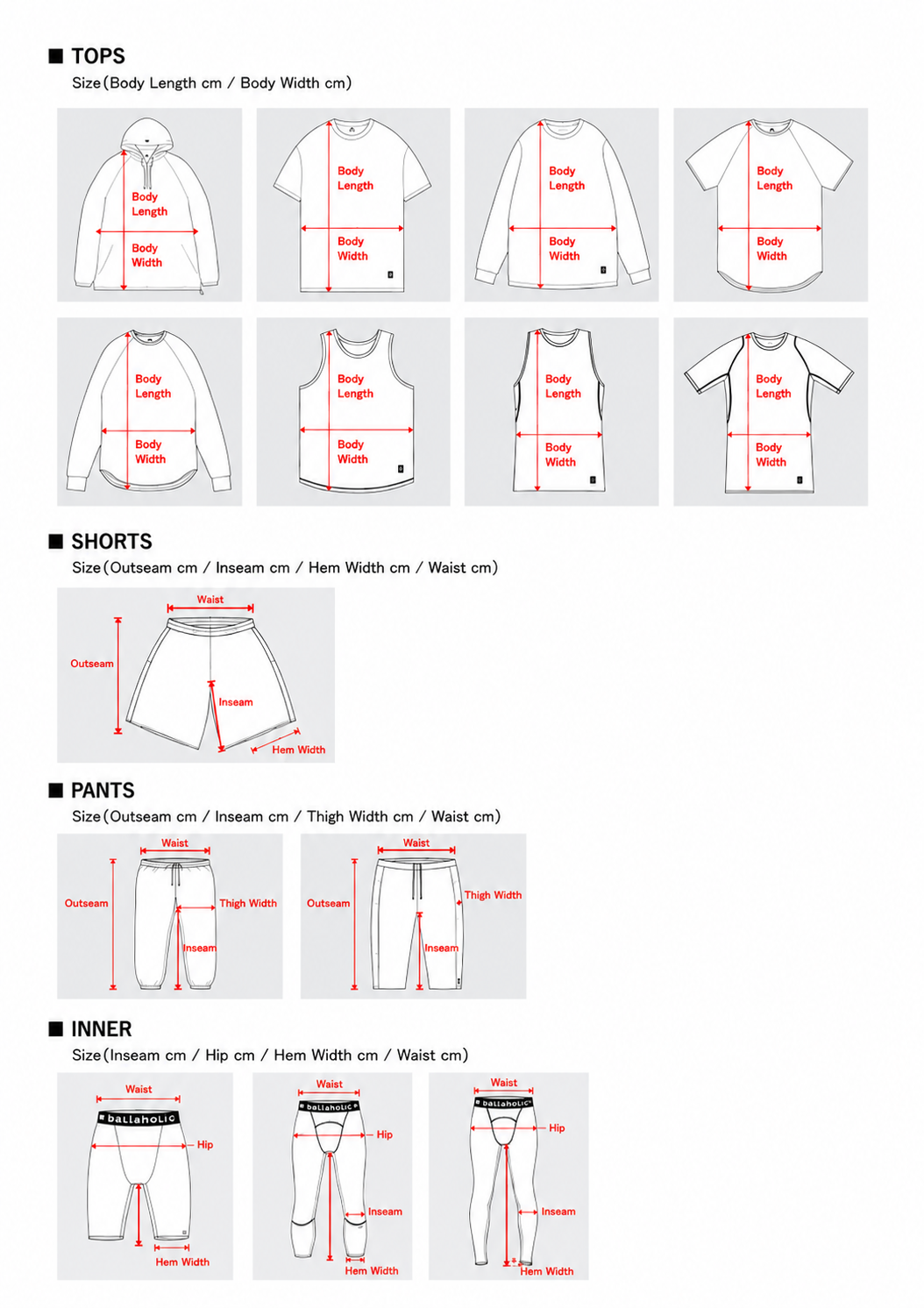 Size Guide